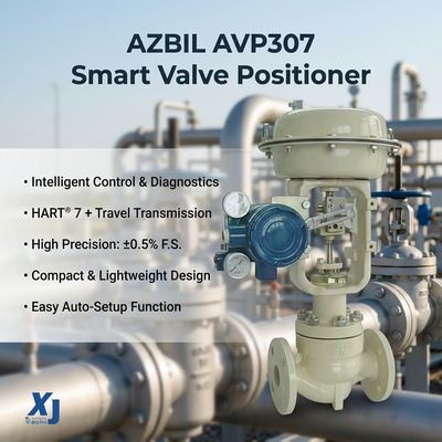 Azbil AVP307 HART Digital Electro Pneumatic Control Valve Valve Positioner Pilot Valve Air Filter Regulator