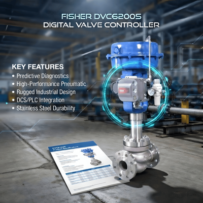New ASCO 2 Way Industrial Solenoid Valve F-isher FIELDVUE DVC6200 Digital Valve Positioner Control Smart Valve Positioner HART