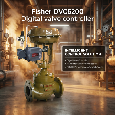 F-isher DVC6200 デジタル バルブ ポジショナー FIELDVUE HART スマート バルブ ポジショナー コントロール ASCO 2 ウェイ ソレノイド バルブ付き