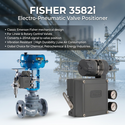 オリジナル E-merson F-isher 3582i 電気気圧弁定位器 582i 変換器 4-20mA