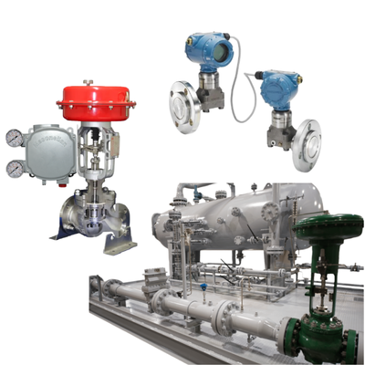 高信頼性 Masoneilan SVI1000 コントローラおよび 4-20 MA HART 業界標準のコプレーナ圧力トランスミッタ Rosemount-e 3051C/3144P 石油およびガスで使用