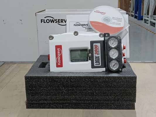 高精度 Flowserve Logix 3800 3800E デジタル バルブ ポジショナー信頼性の高い制御バルブ部品在庫