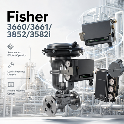 Original In-Stock F-isher 3660/3661/3852/3582i Ball Gas OEM Electro-Pneumatic Valve Positioners