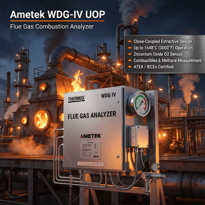 Ametek WDG-IV UOP WDG-V UOP Analyzer Oxygen Analyzer Combustion Control Gas Measurement Process Analyzer