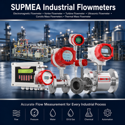 Supmea IP67 IP68 磁気電磁流量計 工業プロセス機器 超音波コリオリ質量流量計