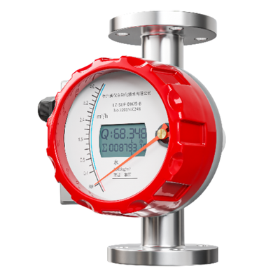 Supmea LZ-SUP HART 4-20mA LCD Local Indicator Industrial Flowmeter Metal Tube Variable Area Flow Meter