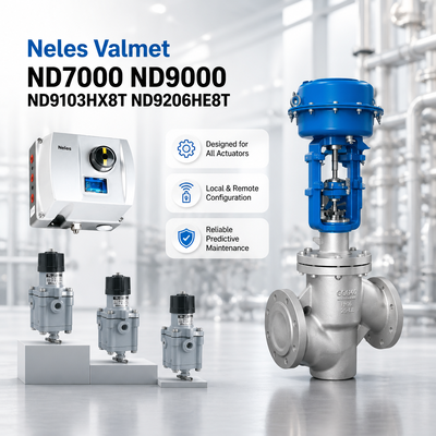 ヴァルメット・ミー・ツー OEM ND7000 ND9000 ND9103HX8T ND9206HE8T 肺動スマートデジタルバルブコントローラー位置付け器 HART 4-20mA 産業自動化