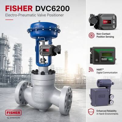 ストック F-isher DVC6200 FIELDVUE デジタル ハート バルブ ポジショナー 4-20mA 電気 肺動力制御器 肺動力動力器