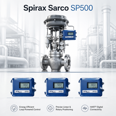 Spirax Sarco SP500 デジタルバルブポジショナ (蒸気ボイラーシステム用、重慶川儀制御バルブ対応)