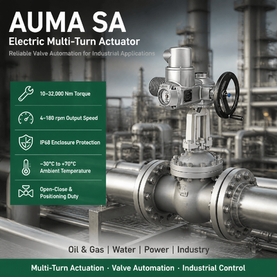 AUMA SA 電動マルチターンバルブアクチュエータ モーター式バルブアクチュエータ 産業バルブ自動化 ゲートバルブアクチュエータ