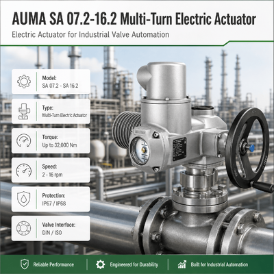 AUMA SA 多回転電動アクチュエータ モーター駆動バルブアクチュエータ 産業用バルブアクチュエータ ゲートバルブ自動化