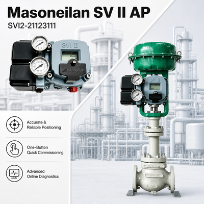 マソネイラン SVI II AP デジタルバルブポジショナー SVI2 21123111 HART スマートポジショナー 4-20mA