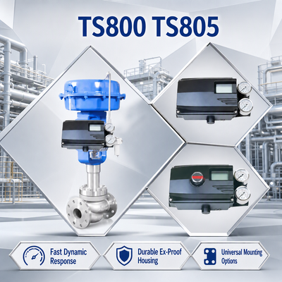 TS800 TS805 Series HART Digital Globe Valve Smart Valve Positioner
