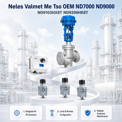 ネレス・ヴァルメット・メ・ツー OEM ND7000 ND9000 ND9103HX8T ND9206HE8T デジタルバルブコントローラ IP66 SIL 2