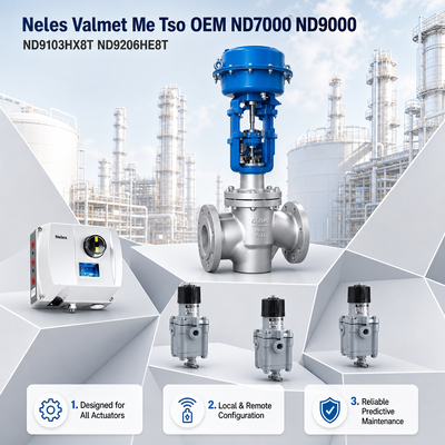 オリジナル新 Neles ND9103 ND9106 ND9203 ND9206 ND7000 ND9000 バルブポジショナー Valmet 在庫サプライヤー価格