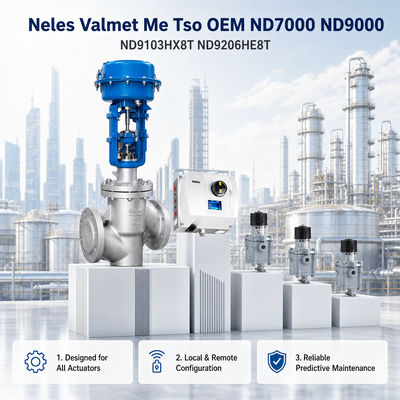 ネレス・ヴァルメット・メ・ツー OEM ND7000 ND9000 ND9103HX8T ND9206HE8T スマート・空気型定位器 回転式線形バルブ