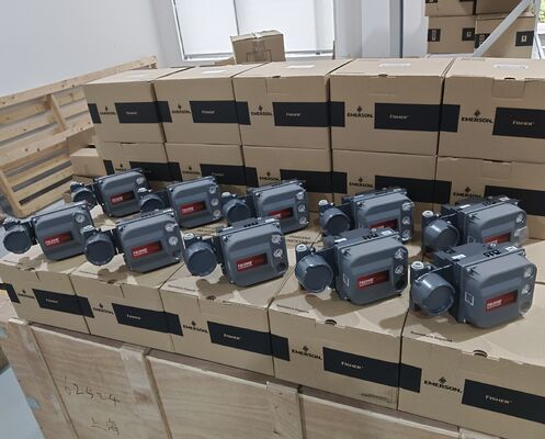 アルミ合金製ハウジングのHART通信および4-20mA制御信号付きFisher DVC6200デジタルバルブコントローラー