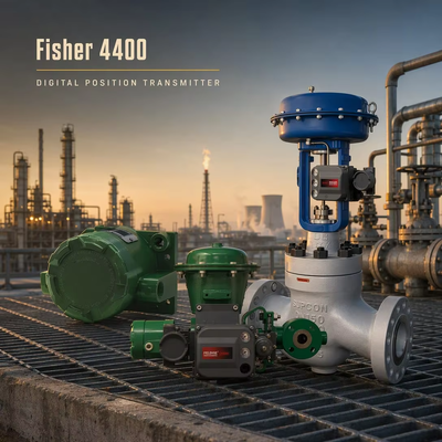 フィッシャー FIELDVUE 4400 デジタルポジショントランスミッター トランスミッター 4-20 mA フィードバック バルブ付き