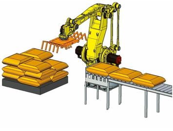 Fanucのロボット腕3.1mの範囲M410 IC 500 Palletizerのロボットを扱う4軸線