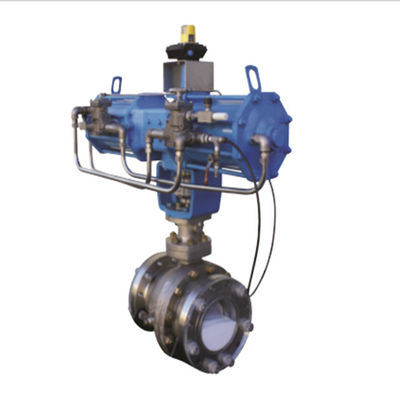 ウエファーのタイプはつけられている球弁SS ASME B16.34の金属によってフランジを付けたようになった