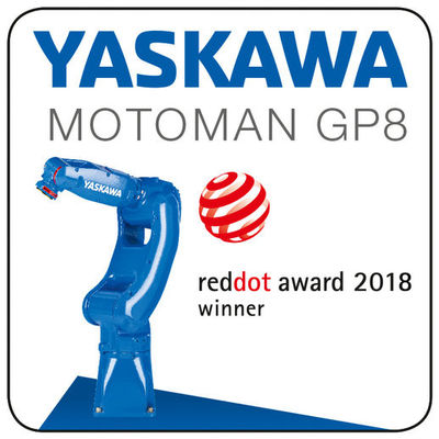1.0KVA 727mmの8kgペイロードのYaskawa 6の軸線のロボット腕