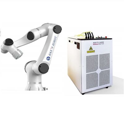 共同のロボットArmtおよび6レーザ溶接機械が付いている軸線のロボット ペイロード10kg reach1000 Elfin10の工業用ロボット