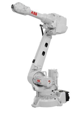 6軸線IRB 2600パレットで運搬する連結されたABBのロボット腕