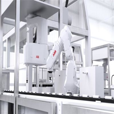 盗品のICR5 Controのパッキングのロボット ペイロード3Kgの範囲580mmを扱うABB IRB120 6の軸線の工業用ロボットの腕アセンブリ