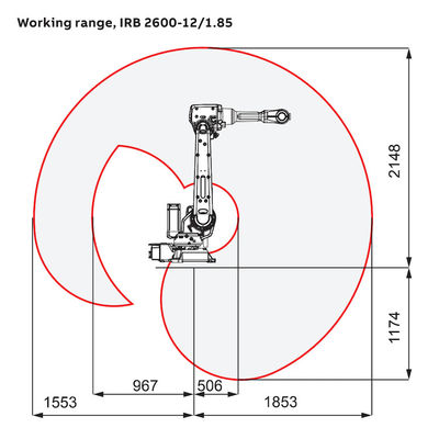 ABB IRB2600 6の軸線の工業用ロボットの腕の自動溶接のロボット