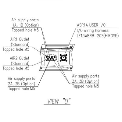 HH7ペイロード7kgは932mmに6つの軸線の高精度で高い信頼性アセンブリ機械物品取扱いのロボット達する