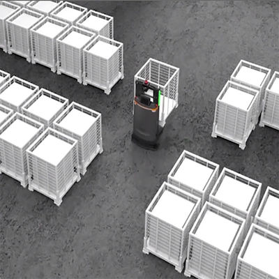 F0-50SCの異なったキャリアの柔軟性のフォークリフトに適応可能な安定性が高い移動ロボットの輸送のロボット