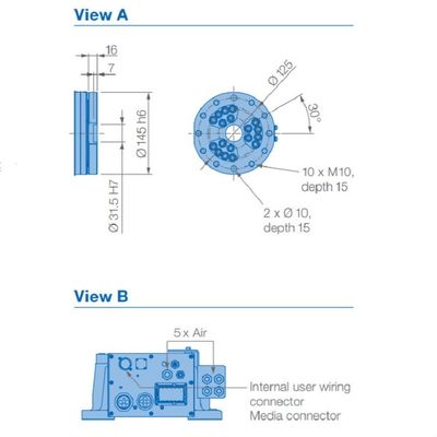 6物質的な渡すことのための軸線のロボット腕GP110のペイロード110kgの範囲2236mm