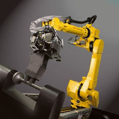M-710iC/50ペイロード7kgは717mmに6つの軸線の工業用ロボットの腕達する
