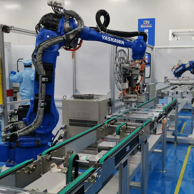 ミグ溶接のロボットのためのGP88 680kgの6つの軸線のロボット腕の一突きそして場所のロボット腕