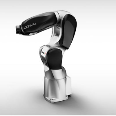 Cobotのロボットが付いているレーサー3 0.63の化粧品のシールの一突きおよび場所のロボット腕