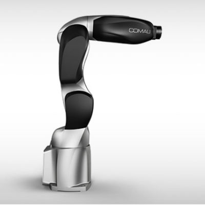Cobotのロボットが付いているレーサー3 0.63の化粧品のシールの一突きおよび場所のロボット腕