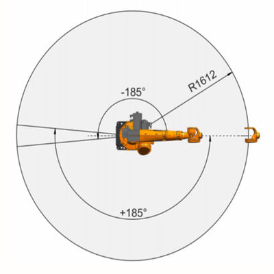 KR16 R1610-2のペイロード20Kgの範囲1612mmの溶接ロボットの腕