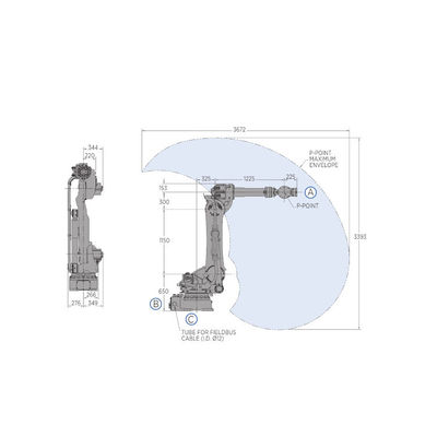 ダイスによって投げられる機械のための180KGペイロードの工業用ロボットとのMOTOMAN GP180のロボットの処理