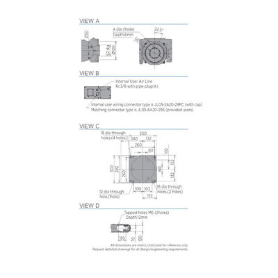 GP12物質的な処理装置の部品および6 Aixsのロボット工業用ロボット
