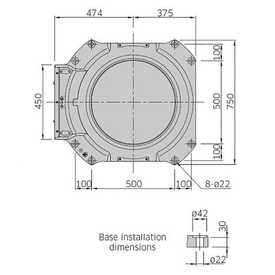 CP180L 4の軸線のペイロード160kgは3255mmの高速のパレットで運搬するロボットに達する