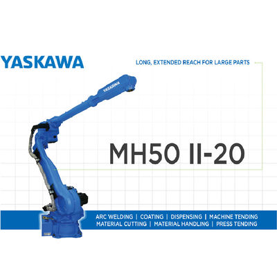 アーク溶接およびコータのための20KGペイロードが付いている6つの軸線のロボット腕MH50II-20