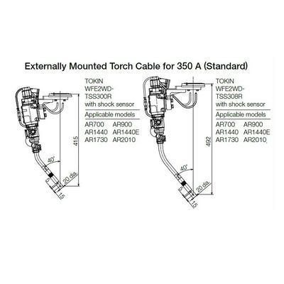 他の溶接装置のためのRD350Sアークの溶接工とのAR2010の6つの軸線の工業用ロボット