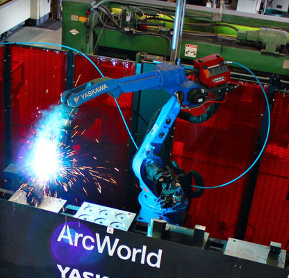 工業用ロボットの腕を搭載するAR2010溶接機の12KGペイロード2010MMの範囲の6 Aixsのロボット