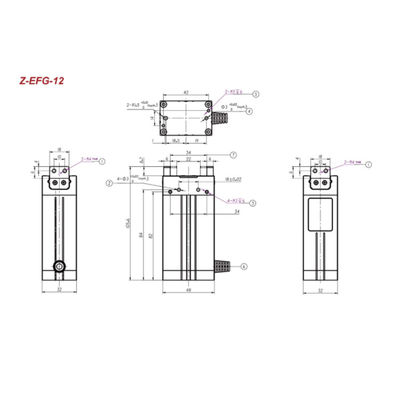 取のためのCobotのロボット グリッパーのHitbot Z-EFG-12のグリップ共同のロボットとして