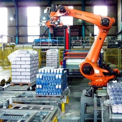 CNC機械KR 120物質的な処理装置のための3195MMの範囲のパレットで運搬するロボットのR3200 PA