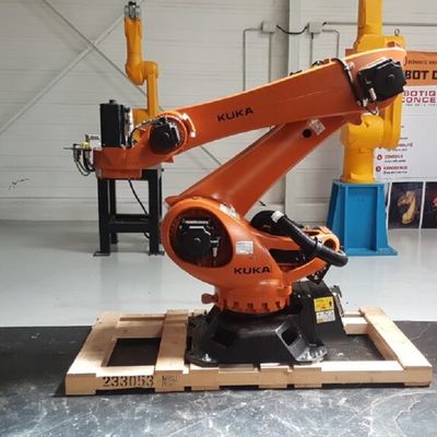パッキング機械およびパレットで運搬するロボットのための180KGペイロードが付いている5 Aixsのロボット腕の高いペイロードKR 180 R3200 PA