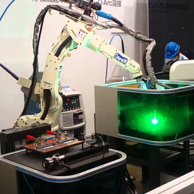 自動工業用ロボット6の軸線FD-V8Lアークの溶接工DM350ミグ溶接機械