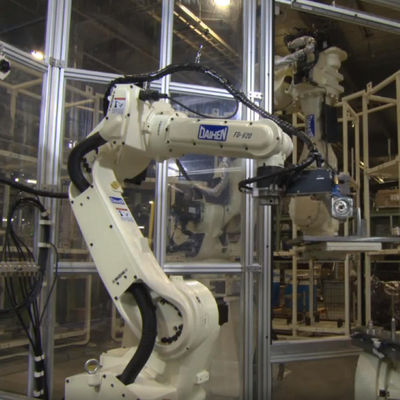6つの軸線のロボティック溶接の腕FD-V8L他のアークの溶接工DM500のロボット溶接の場所