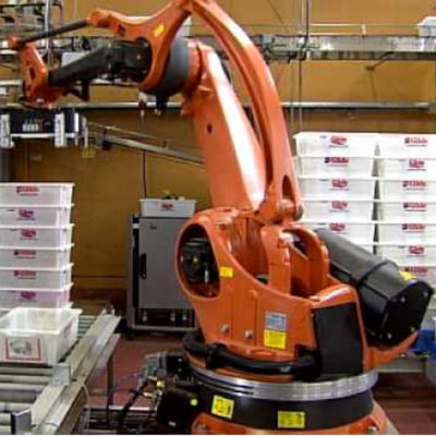 ロボットPalletizerの価格KR 120 PA 5の軸線の産業ロボティック腕のパッキング ロボット