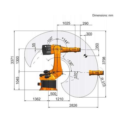 他の溶接装置としてレーザ溶接のためのレーザ溶接のロボットKR 600 R2830